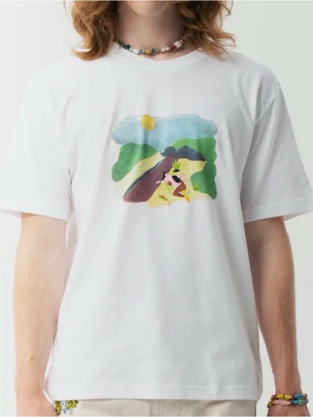 Carne Bollente Cunnie Sur La Pelouse white t-shirt